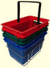 Пластиковые покупательские корзины SHOLS (0330-26)
