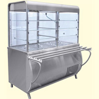Прилавок-витрина холодильный высокотемпературный предназначен для хранения демонстрации и раздачи холодных закусок
